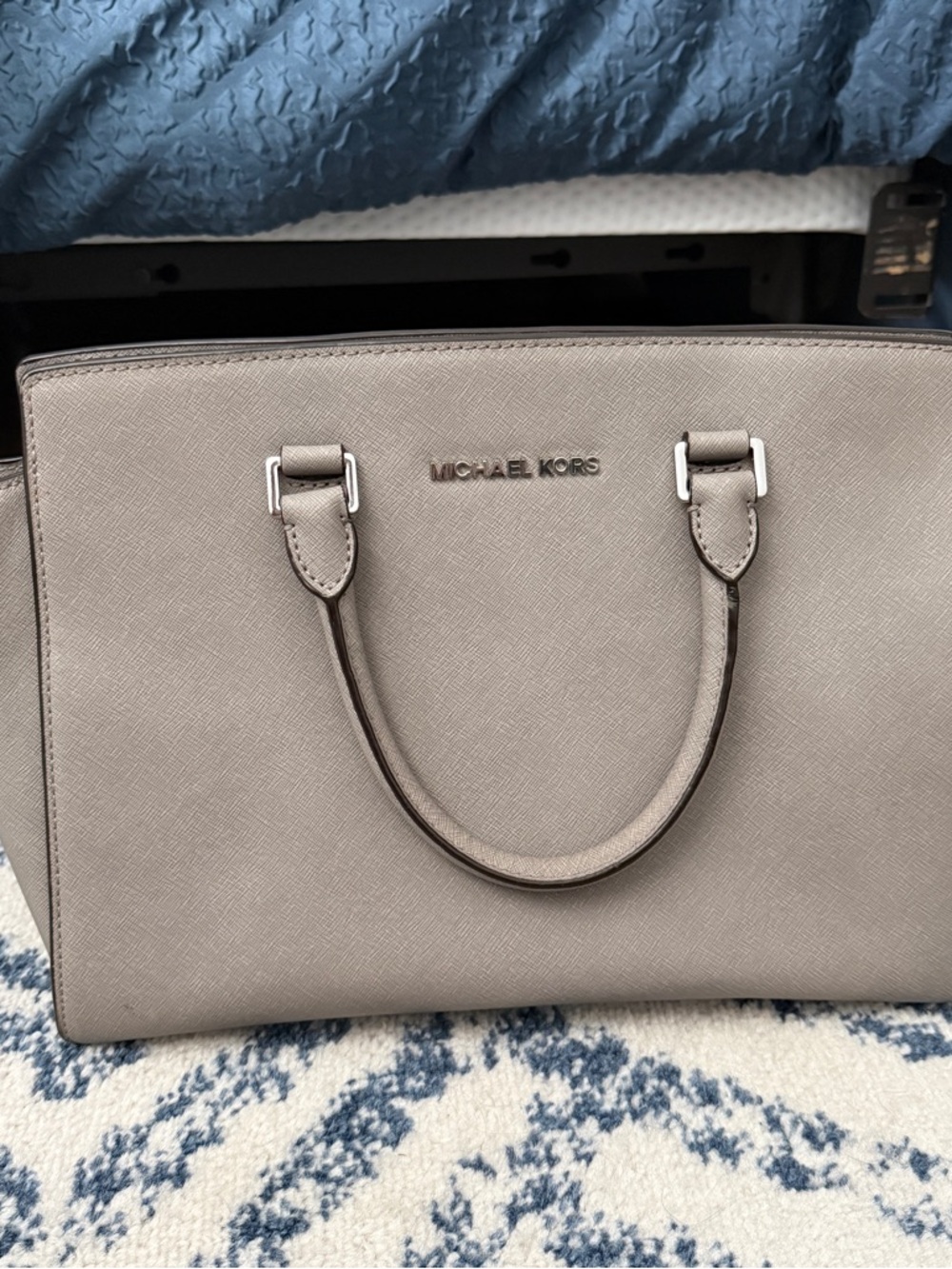 Michael Kors Taupe Saffiano Leather Tote